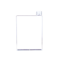 Bouteille d'eau plate créative A5 2026, vente en gros, logo personnalisé, bouteille en papier format carnet, flacon fin avec poignée, tasse portable