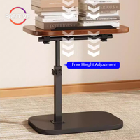 Table d'appoint élévatrice mobile multifonctionnelle Table d'appoint pour chambre à coucher et dortoir Table d'appoint pour salon moderne Table d'appoint d'angle pour canapé