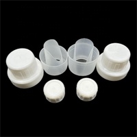 Bouchon à vis en plastique PP fileté pour contenants cosmétiques avec joint hermétique et matériau durable
