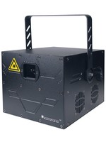 Laser animé pleine couleur 5W avec effets stroboscopiques, IP65, contrôle DMX512/ILDA pour clubs, bars, discothèques, studios de danse, spectacles sur scène