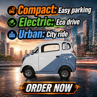 Hot Sell 4 Wheel Ev Voitures électriques moins chères sans permis Mini EV Voiture fermée