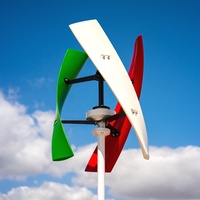 Éolienne à axe vertical R&X RX-XV Series 5KW 6KW 8KW 10KW avec pales en fibre de verre pour installation au sol ou sur toit, générateur à faible vitesse de vent