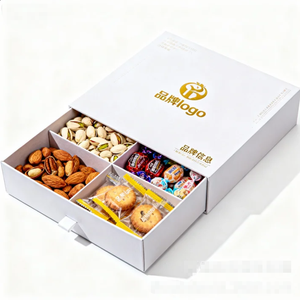 No MOQ Custom cibo riciclato Packaging con Logo Eco scatola di carta per snack <span class=keywords><strong>Pizza</strong></span> torta Dessert sostenibile da asporto scatole di Catering - Product Image 3