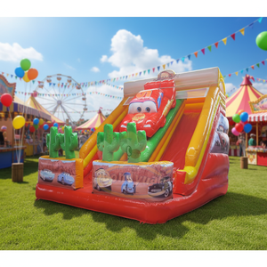 맞춤형 디지털 페인팅 자동차용 에어바운스, 상업용 에어바운스 트램펄린 파티 대여 - Product Image 2