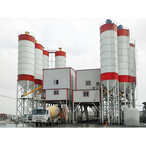 Minrui Pequeña Planta Mezcladora de Concreto Estacionaria Automática de 25m³ HZS25 con Bomba, Motor, Caja de Cambios y PLC - Product Image 3