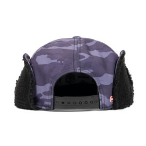 Casquette Snapback Camouflage TCAP Personnalisée à 6 Panneaux avec Patch en Caoutchouc pour Protection des Oreilles en Hiver en Extérieur - Product Image 5