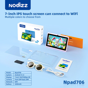 Npad706 7inch Wifi máy tính bảng Youtube trẻ em <span class=keywords><strong>Android</strong></span> 14 Hệ điều hành IPS màn hình cảm ứng 4/8/32GB USB máy ảnh MTK - Product Image 5