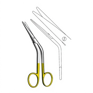 Ciseaux chirurgicaux Cottle 16 cm / 6-1/4 pouces avec inserts en carbure de tungstène TC GOLD pour une coupe précise et contrôlée - Product Image 1
