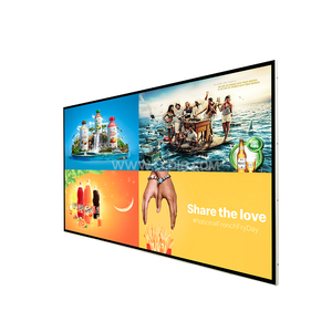 Super Thin Narrow Bezel 32&quot; 2K Multi Screen LCD Signage Wall Hanging Electronic <strong>Digital</strong> <strong>Menu</strong> Board for Restaurant - Product Image 2