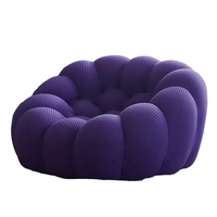 Le canapé modulaire de salon le plus vendu au monde, en tissu hautement élastique, confortable et enveloppé de tissu, modèle Pumpkin Chair