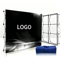 Murs escamotables, stands pop-up, présentoirs en tissu, bannières, expositions incurvées, décors de fond pop-up, promotions, publicité pour salons professionnels
