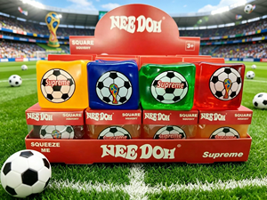 Jouet Squishy NeeDoh Nice Cube Football à Rebond Lent, Doux et Anti-Stress, Jouet Sensoriel Fidget, Cadeau pour Enfants, Vente en Gros - Product Image 1
