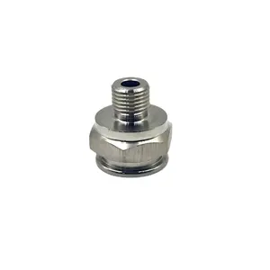 Auto Parts of Metal Thread Base Adaptes to ID 16 mm Hose Line Galvanized Metal Fuel Quick Connector