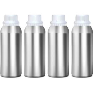 Cosmetic & Chemical Aluminum Bottle 100m 200ml 250ml 500ml 1000ml Empty Container Essential <b>Oil</b> Bottle with Screw Cap - Product Image 1