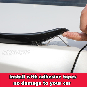 Alerón trasero universal de 120 cm para maletero, alerón de techo con aspecto de carbono, material TPU, para Tesla, Benz, BMW, Audi, Civic, Subaru - Product Image 6