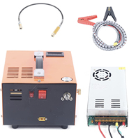 Pompa kompresor udara pcp, kompresor udara 300bar/4500Psi/30MPa, warna tangki peluru, pompa udara 12v/110v/220V