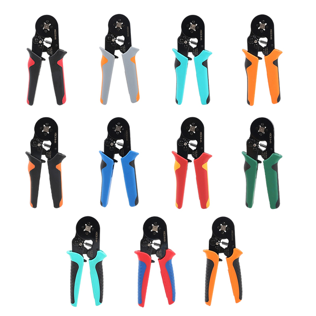 Electrical HSC8 6-4 AWG23-8 0.25-6.0mm2 Crimper Crimpatrice Crimpzange Tools Cord End Ferrules Terminal Crimping Tool