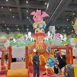 Giostra per Bambini a Tema Dinosauri con Sedili a Forma di Dinosauro per Parchi a Tema e Intrattenimento Familiare - Product Image 5