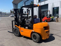 Chariot élévateur diesel de 2,5 tonnes, chariot élévateur à contrepoids industriel CPCD25-A, hauteur de levage de 3 m, pour entrepôt, chantier de construction