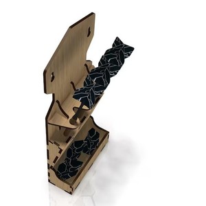Organizador de dardos para el hogar, sala de estar, estante de almacenamiento de dardos, el producto debe ser ensamblado por <span class=keywords><strong>uno</strong></span> <span class=keywords><strong>mismo</strong></span>, adornos artesanales de madera - Product Image 4