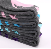Chaussettes de compression montantes en laine pour l'hiver, personnalisables avec logo, antidérapantes, coussinées, à séchage rapide et respirantes