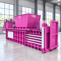 Presse à balles hydraulique horizontale entièrement automatique pour déchets de carton et vêtements usagés