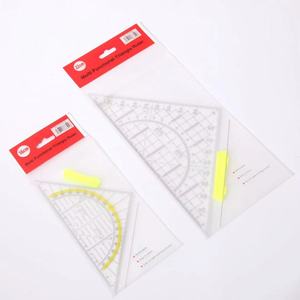 Juego de reglas geométricas cuadradas para estudiantes, conjunto escolar, promoción - Product Image 5