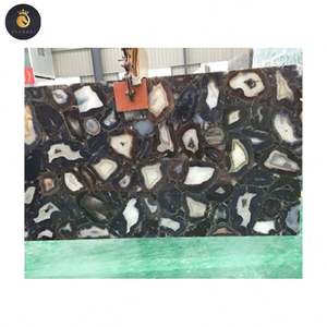 Italy Monte <span class=keywords><strong>Carlo</strong></span> grey Agate đánh bóng tấm & gạch đá tự nhiên - Product Image 4