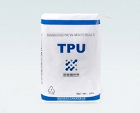 Sac à valve en LDPE durable résistant à la chaleur de 25 kg avec bec verseur pour l'emballage de granulés de polyuréthane thermoplastique (TPU) imprimé sur mesure