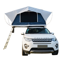 Tente de toit rigide pour 4 personnes |   Plateforme escamotable en aluminium avec échelle |   pour SUV 4x4 Overland |   1 pièce échantillon OEM