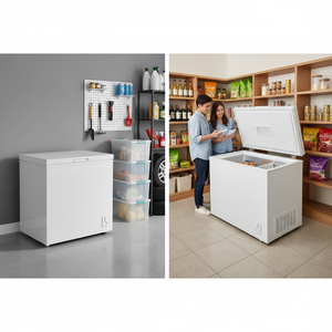 Korea Electric Mechanical Temperature Control Chest Freezer GF-150C/GF-150CA Adjustable Thermostat Compressor Frost-Free - Product Image 3