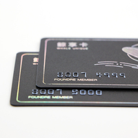 Cartes de visite magnétiques personnalisées d'impression offset de numéro en relief de feuille de timbre à chaud de laser pour la fidélité d'affaires