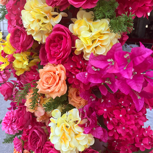 ดอกไม้ประดิษฐ์ขนาดใหญ่อุปกรณ์จัดงานซุ้มดอกไม้สำหรับงานแต่งงานซุ้มดอกไม้ฉากหลังทางเดินทางเดินดอกกุหลาบนำถนน - Product Image 3