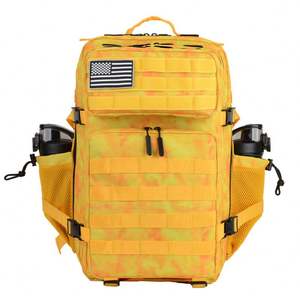 กระเป๋าเป้สะพายหลังขนาดใหญ่รุ่นใหม่ ดีไซน์ทหาร สำหรับออกกำลังกาย มีซิป ลายพราง ทันสมัย ระบบโมลล์ ซับในโพลีเอสเตอร์ - Product Image 2