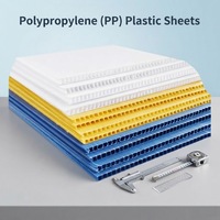 Plaque alvéolaire en PP recyclé pour carton ondulé Coroplast, feuilles de plastique pour boîtes, écologiques et ondulées