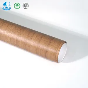 Película decorativa de PVC de grano de madera Lituo, diseño de respeto, cocina, nuevo diseño, película de PVC de alto brillo, película de PVC para comercio de piscina