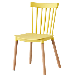 Windsor Holzbein-Stühle Esszimmerstühle PP-Kunststoffstühle Modernes Design Günstiger Preis Hebie Fabrik - Product Image 5