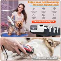 Machine de toilettage multifonctionnelle 9 en 1 pour animaux de compagnie, aspirateur professionnel pour animaux de compagnie, tondeuse électrique pour chats et chiens