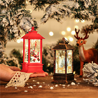 Décorations de Noël, lampes à huile portables lumineuses, petites décorations LED Père Noël, cadeaux pour les fêtes et les réunions, petits cadeaux pour enfants