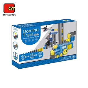 120PCS <strong>Dominoes</strong> Toy <strong>Train</strong> With Light and Sound DIY Educational Toys for Kids - Product Image 6