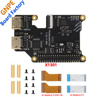 Raspberry beri Pi 5 X1301 untuk HDMI ke CSI-2 modul 1080P60fps Audio Video kompatibel dengan Pi4B/3B papan pengembangan