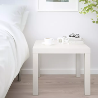 Table de chevet en bois moderne Petite table basse Table carrée adaptée au salon et à la chambre à coucher