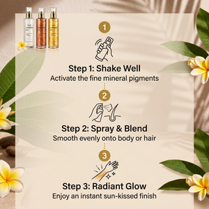 HKH <b>Moisturizing</b> Custom Waterproof Long Lasting Eco-Friendly Non-Toxic Liquid Body Shimmer Glitter <b>Spray</b> Oil Natural Vegan - Product Image 5