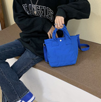 Sacs fourre-tout de créateur de mode coréenne, mini sac à main noir, sac à bandoulière, petit sac mignon pour filles et femmes, fermeture éclair, polyester, motif personnalisé