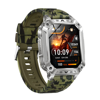 Direkt vom Hersteller: Neue AK86 Smartwatch mit 50mm IPS-Display, 1400mAh Akku, Bluetooth-Anruffunktion, IPX8 Wasserdicht, Herzfrequenz- und SpO2-Messung, Multi-Sport-Fitness, E-Mail-Benachrichtigungen