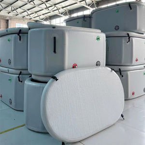 Pompa kapağı ile yüksek kalite PVC şişme buz küvet açık kurtarma havuzu kullanımı için soğuk dalma Chiller damla dikişli kumaş - Product Image 3