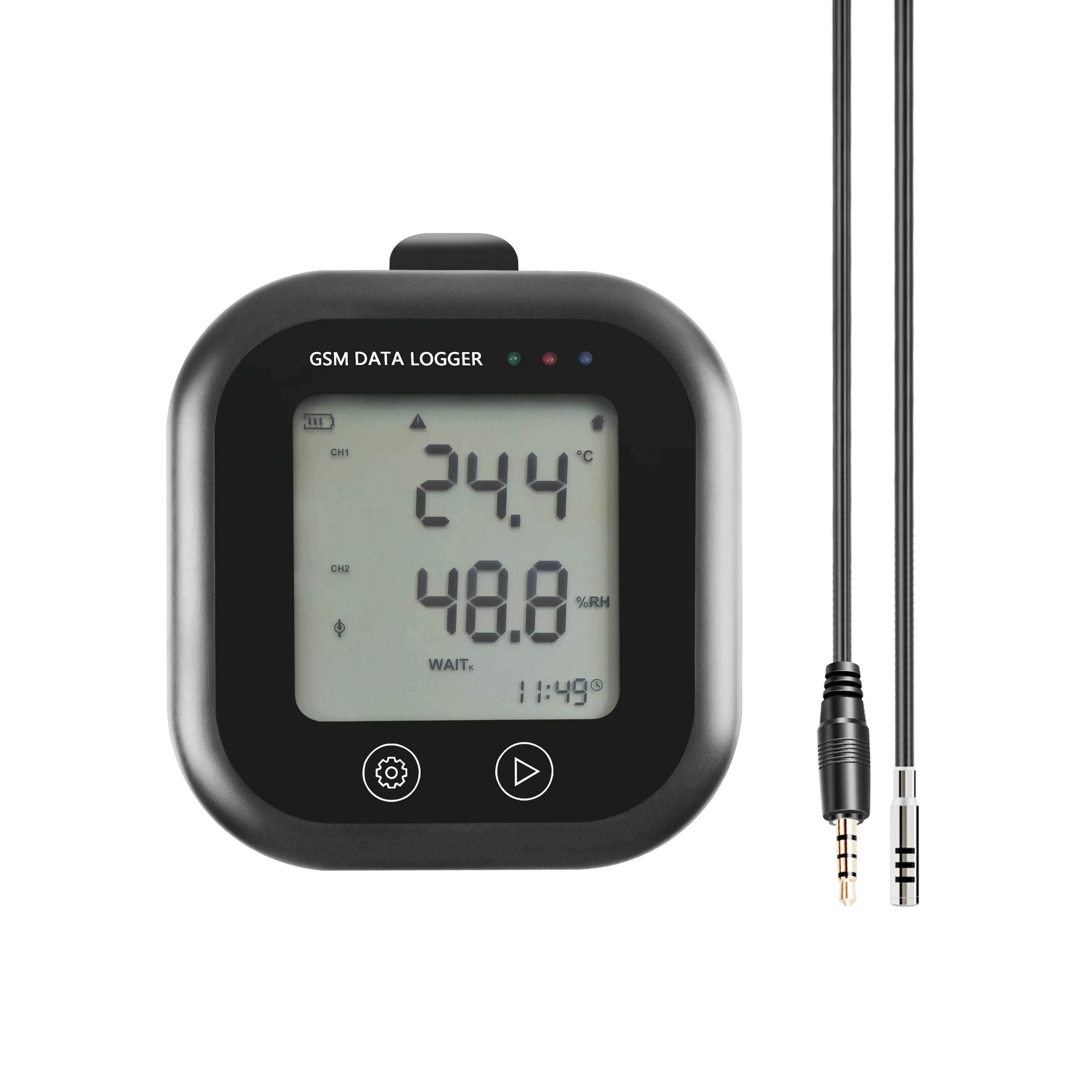 GPRS Temperature and Humidity Data Logger with High Accuracy 4G Real Time Data Monitor