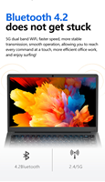 NEW HFBOOK21 14.1 Inch 1366*768 IPS Screen Intel J4105 Processor DDR4 6GB SSD Windows 10 for Gaming Laptop Fingerprint