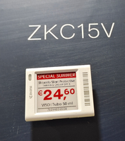 Zkong esl 1.5 inci tampilan harga elektronik supermarket untuk Label rak elektronik supermarket epaper digital