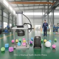 Presse à poudre hydraulique à quatre colonnes et deux poutres entièrement automatique avec servomoteur et pompe PLC pour la production de bombes de bain effervescentes